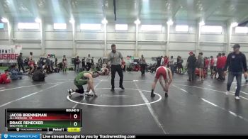 138 lbs Round 9 (10 Team) - Drake Renecker, Ohio Titan vs Jacob Brenneman, All American