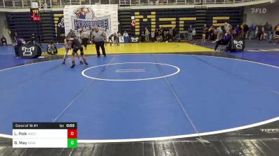 84 lbs Consi Of 16 #1 - Liam Polk, Westshore vs Branson May, Seneca Valley