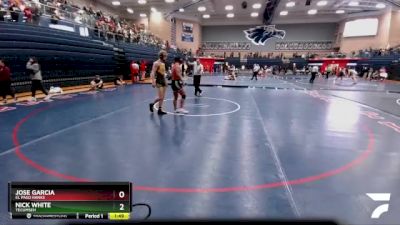 150 lbs Cons. Round 2 - Jose Garcia, El Paso Hanks vs Nick White, Tecumseh