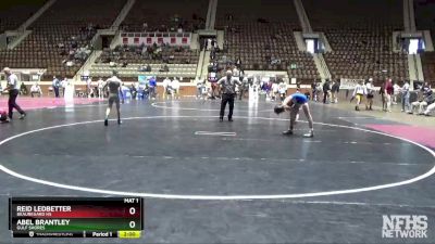 106 lbs Semifinal - Abel Brantley, Gulf Shores vs Reid Ledbetter, Beauregard HS