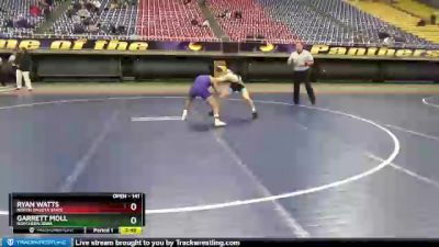 141 lbs Champ. Round 1 - Garrett Moll, Northern Iowa vs Ryan Watts, North Dakota State