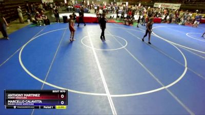 113 lbs Cons. Round 4 - Anthony Martinez, Poway Wrestling vs Marcello Calavitta, Rough House Wrestling