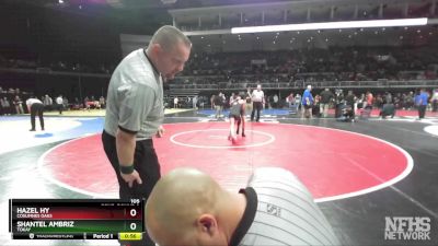 105 lbs Cons. Round 3 - Hazel Hy, Cosumnes Oaks vs Shantel Ambriz, Tokay