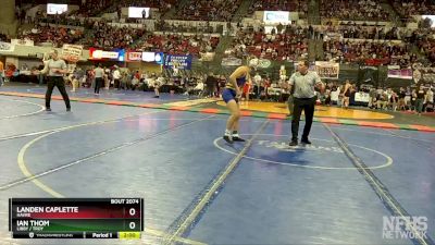 A - 170 lbs Champ. Round 1 - Ian Thom, Libby / Troy vs Landen Caplette, Havre