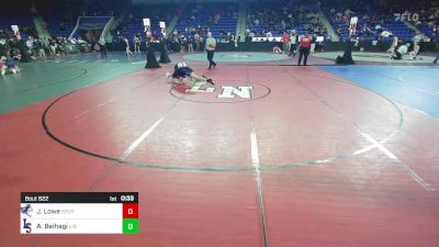 126 lbs Consi Of 32 #1 - Jake Lowe, Southington vs Alexander Beihagi, Lincoln-Sudbury (HS)