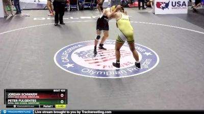 220 lbs 1st Place Match - Jordan Schwarm, Ukiah High School Wrestling vs Peter Fulgentes, Royal High School Wrestling