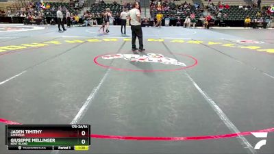 175-2A/1A Champ. Round 1 - Giuseppe Mellinger, Kent Island vs Jaden Timithy, Hammond