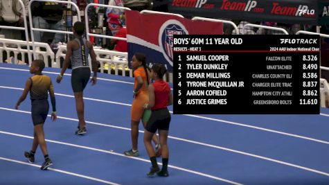 Youth Boys' 60m, Prelims 4 - Age 11