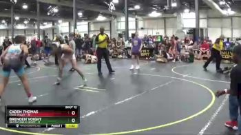 150 lbs Round 4 (6 Team) - Caden Thomas, Steel Valley vs Brenden Voight, Untouchables White