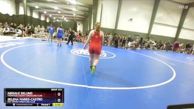 190 lbs Round 1 - Abigale Eklund, Thurston County Wrestling Club vs Selena Mares-Castro, Mat Demon Wrestling Club