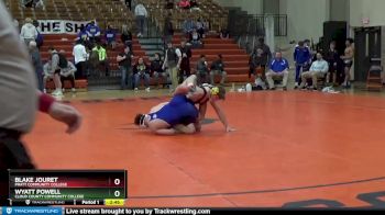 184 lbs 3rd Place Match - Wyatt Powell, Cloud County Community College vs Blake Jouret, Pratt Community College