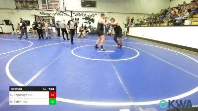 285 lbs Rr Rnd 3 - Colton Epperson, Miami Takedown Club vs Noah Tyler, Team Tulsa Wrestling Club