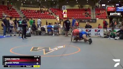 220 lbs Semifinal - Torin Forsyth, KS vs Draven Pipkin, KS