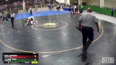 100 lbs Semifinal - Kayli Rhodes, Sierra Vista vs Tylene Tran, Centennial