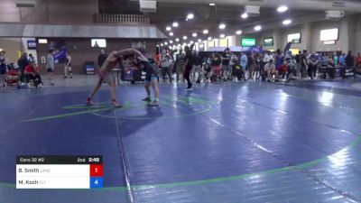 74 kg Cons 32 #2 - Benjamin Smith, Lancaster Alliance Wrestling Club (LAW) vs Marc Koch, CLT Regional Training Center