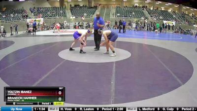 197 lbs Round 2 (4 Team) - Brandon Hammer, Eagle Point vs Yoltzin Ibanez, Caldera