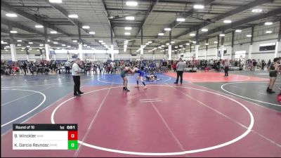 123 lbs Round Of 16 - Brian Winckler, AHA Patriots Wrestling vs Kenneth Garcia Reynoso, Hyperbolic WC