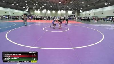 138A Cons. Round 2 - Jackson Williams, Glendale vs Jaden Lambert, Belton