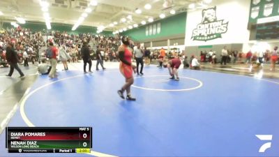 189 lbs Champ. Round 2 - Diara Pomares, Hemet vs Nenah Diaz, Wilson Long Beach