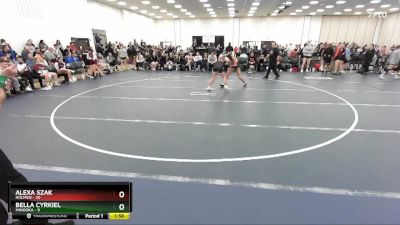 142 lbs Round 2 (3 Team) - Alexa Szak, Holmen vs Bella Cyrkiel, Minooka