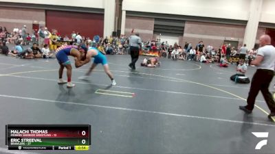 167 lbs Round 3 (6 Team) - Malachi Thomas, Modern Warrior Wrestling vs Eric Streeval, Brawlers