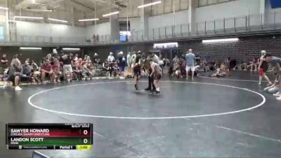 75 lbs Cons. Round 2 - Sawyer Howard, Chelsea Swarm Wrestling vs Landon Scott, None