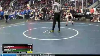 67 lbs Round 3 (4 Team) - Cole Patrick, Hudson vs Pierce Okoney, Dundee Black