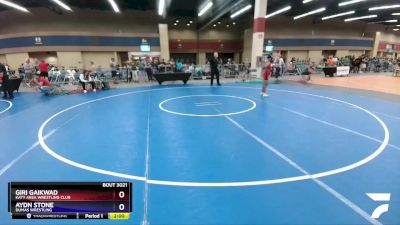 108 lbs Round 1 - Giri Gaikwad, Katy Area Wrestling Club vs Aydn Stone, Dumas Wrestling