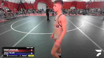 120 lbs Champ. Round 1 - Wyatt Magolski, Askren Wrestling Academy vs Noah Miller, DC GOLD