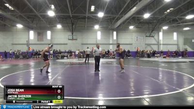 174 lbs Champ. Round 1 - Jacob Sherzer, Cornell College vs Josh Bean, Wartburg