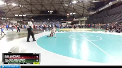 65-71 lbs Round 2 - Zion Martinez, Moses Lake Wrestling Club vs Walker Zimmerman, Askeo International Mat Club