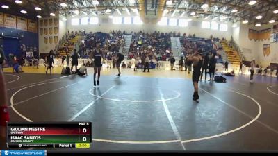 120 Blue Round 3 - Isaac Santos, Camden County vs Giulian Mestre, Gateway