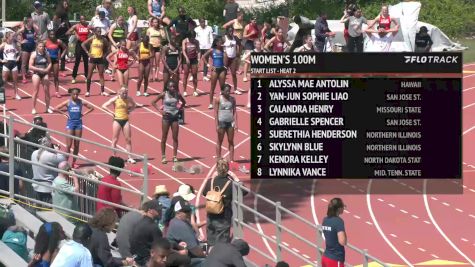 Women's 100m, Finals 2