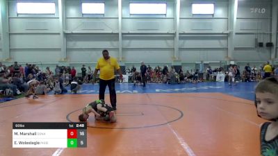 60 lbs Round 2 - Mj Marshall, Donahue Wrestling Academy vs Ethan Woleslagle, Phoenix Wrestling Club