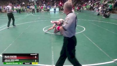 157 lbs Semifinal - Silas Foster, Purdue Polytechnic vs Aidan Kincaide, Noblesville H.S.