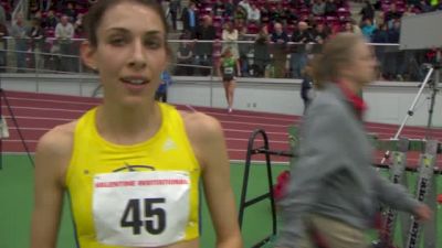 Katie Matthews Toughs Out Lonely 1600 5k  2013 BU Valentine