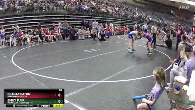 107 lbs Round 2 (6 Team) - Reagan Eaton, Nebraska Blue vs Emily Pulk, Minnesota Storm Red