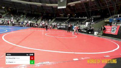 80 lbs Consi Of 16 #2 - Blake Goucher, Prodigy Elite Wrestling vs Cayden Clark, Off Da Grid