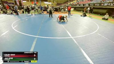 150 lbs Cons. Semi - Jais Rose, Wyoming vs Colby Gray, Missouri