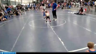 40-44 lbs Quarterfinal - Axon Higgins, St.Paul Youth Wrestling vs Moxon Fischer, Duncan Wrestling Club