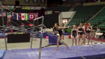 Nadia Cho training new UB routine with laid out jeager!