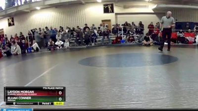 88 lbs 7th Place Match - Laydon Morgan, Elwood Wrestling Academy vs Elijah Conner, Indiana