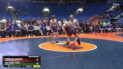 157 lbs Quarterfinals (8 Team) - Harrison Konder, Lombard (Montini) vs Matthew Lynn, Rochelle