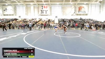 145 lbs Cons. Round 3 - Karistan Ortiz, Buffalo Nomads Wrestling vs Turner Sochia, Gouverneur Wrestling Club