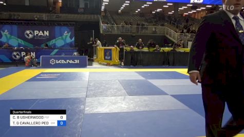COLE B USHERWOOD vs TRAVIS G CAVALLERO PEDONTI 2024 Pan Jiu Jitsu IBJJF Championship