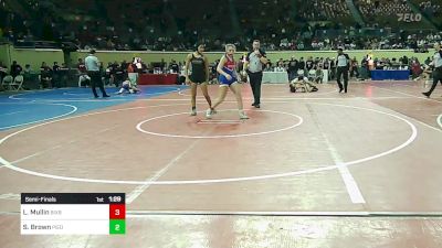 118 lbs Semifinal - Larra Mullin, Bixby vs Sarai Brown, Piedmont