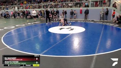 98 lbs Round 3 - Eli Bachert, North Pole Wrestling Club vs Rowyn Mayer, Valdez Youth Wrestling Club Inc.