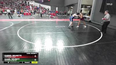 190 lbs Cons. Round 4 - Gabriel Brunette, Luxemburg-Casco vs Daniel Meurett, Mauston Talons WC