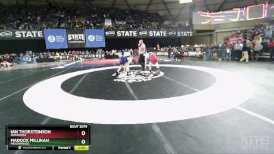 3A 132 lbs Champ. Round 1 - Ian Thorsteinson, Snohomish vs Maddox Millikan, Meadowdale