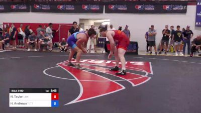 125 kg 3rd Place - Nathan Taylor, Lehigh Valley Wrestling Club vs Harley Andrews, Tuttle Wrestling Club